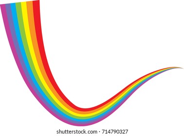 colorful rainbow background vector