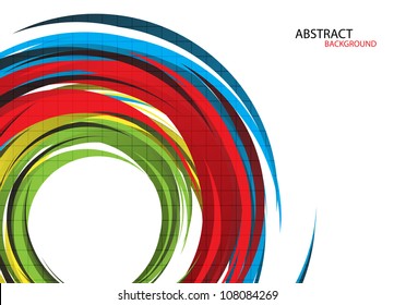 Colorful rainbow background. Vector Illustration. Clip-art