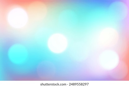 Colorido arco iris bokeh fondos abstractos de luz suave, Vector eps 10 ilustración partículas bokeh, decoración de fondos