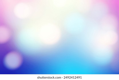 Colorido arco iris bokeh fondos abstractos de luz suave, Vector eps 10 ilustración partículas bokeh, decoración de fondos