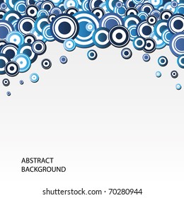Colorful rainbow circle background