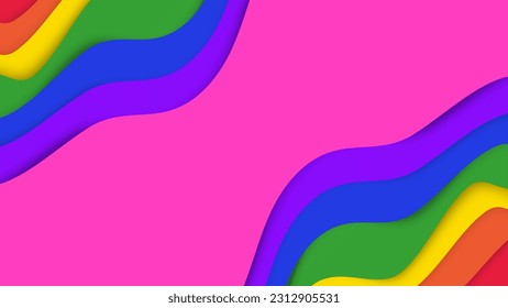 Fondo de color arcoiris colorido. Vector.