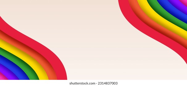 Colorful rainbow color background. Vector.
