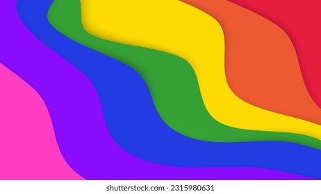 Colorful rainbow color background. Vector.