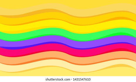 colorful rainbow colors background, abstract colorful wave line, wallpaper rainbow curve multicolor stripes, rainbow art line colors for graphic design, multi colors modern art line style yellow pink