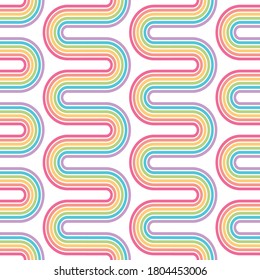 Colorful rainbow design pattern - vector