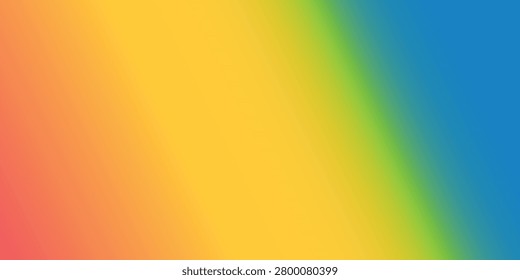 A colorful rainbow gradient background featuring smooth transitions between red, orange, yellow, green, blue, and violet hues, creating a lively and energetic visual.