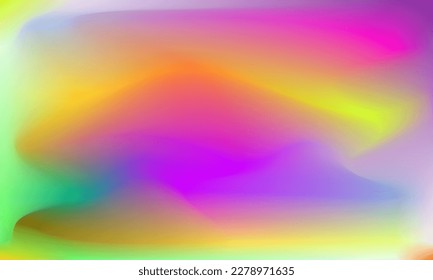 Gradiente arcoiris colorido. Colores brillantes borrosos mezclan el fondo de la malla para el diseño de productos de arte, medios sociales, moda, folletos y pancartas.