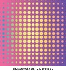 Colorful Rainbow Gradient Halftone Wallpaper