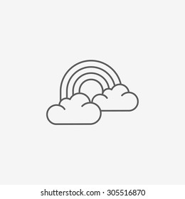 Colorful rainbow icon