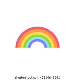 colorful rainbow icon vector illustration