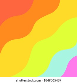 a colorful rainbow illustration background and wallpaper vector design