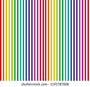 Colorful rainbow line shape pattern beckground vector