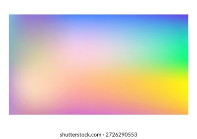 Colorful Rainbow Pastel Gradient Background with Soft Blur and Multicolor Transitions