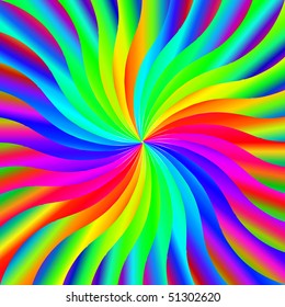 Colorful rainbow pattern