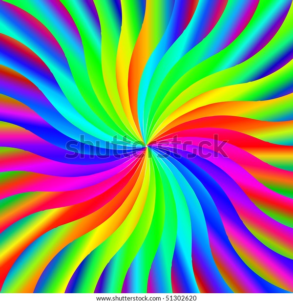 Colorful Rainbow Pattern Stock Vector (Royalty Free) 51302620