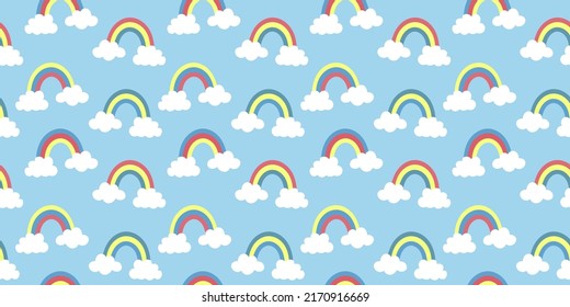 Colorful rainbow pattern, seamless repeating background