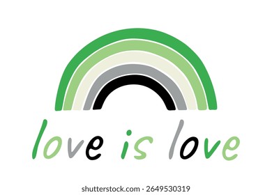 Forma de arco-íris colorida Bandeira do orgulho romântico Feliz dia do orgulho LGBTQIA comunidade Orgulho Mês do Orgulho Desenho à mão desenhado doodle para cartazes, adesivos, logotipo, cartões