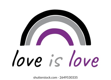 Forma de arco-íris colorida Bandeira do orgulho sexual Feliz dia do orgulho LGBTQIA comunidade Orgulho Mês do Orgulho Desenho à mão desenhado doodle para cartazes, adesivos, logotipo, cartões