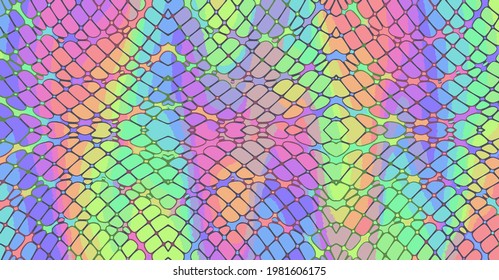 Colorful rainbow simple abstract  pattern  