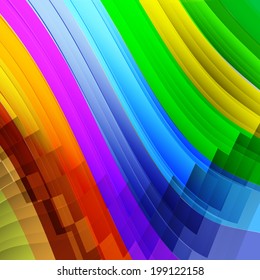 Colorful rainbow striped abstract background. Vector Illustration EPS10.