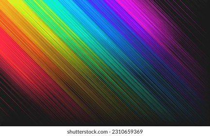 Fondo de gradiente rayado del arcoiris colorido