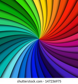 Colorful Rainbow Swirl