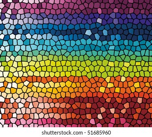Colorful rainbow template. Clip-art