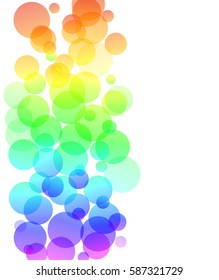 Colorful rainbow vector background