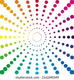 Fondo vectorial de arcoiris colorido. Diseño moderno