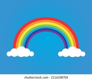 Colorful rainbow vector background design