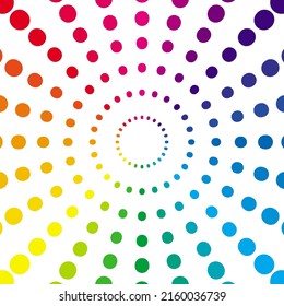 Colorful rainbow vector background. Multicolored design