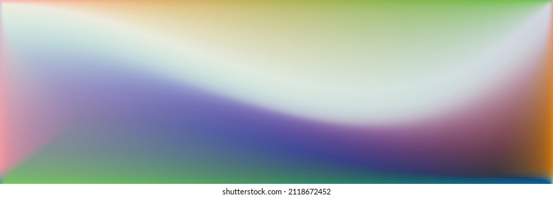 Colorida malla de gradiente ondulado arcoiris. Malla de gradiente ondulado multicolor en blanco de agua. Un Vibrante Fondo De Moda. Ilustración De Textura Oscura Y Borrosa. Color Vivid Modern Design Backdrop.