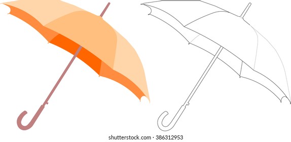 colorful rainy and sunny umbrellas wellingtons