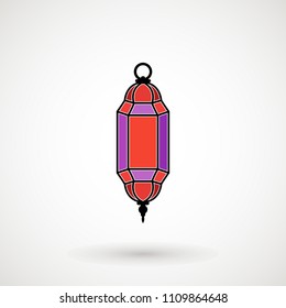 colorful ramadan lantern