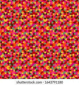 Colorful random curved shape pattern background - abstract vector design