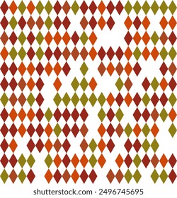 colorful random diamond pattern vector 