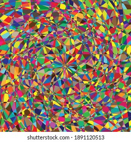 Colorful random mish-mash, mixture or mix pattern, texture vector illustration