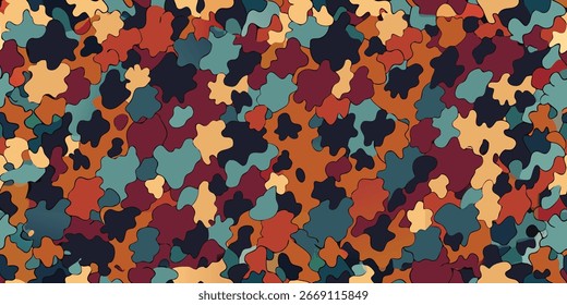 Colorful random pattern abstract vector