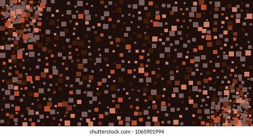 Colorful random squares confetti. Abstract geometric vector background. Flying square elements isolated.  Dynamic vector illustration for decorations, paper packaging, textile