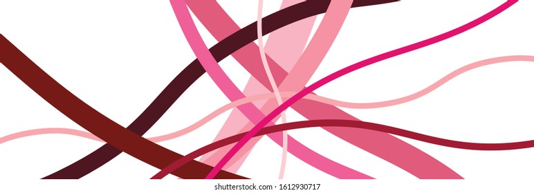 Colorful Random wavy, zig-zag lines abstract art texture, background. Sinuous, tangled intersecting, overlapping shapes chaotic composition. Chaos pattern with scattered elements