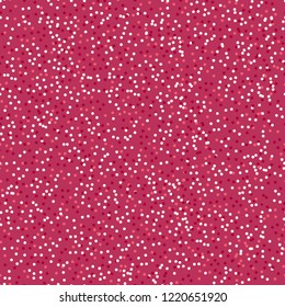 Colorful rapsberry cake topping dots seamless repeating pattern,use for textile print, party invitation,packaging,menu design,scrapbooking,template
