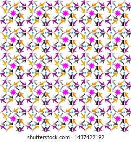 colorful and rare unique pattern - vector