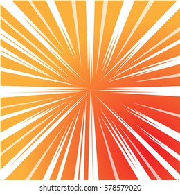 colorful rays background for comics