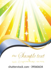 colorful rays backgrounds with space for your text