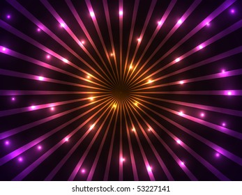 Colorful rays and lights vector background. EPS10 file.