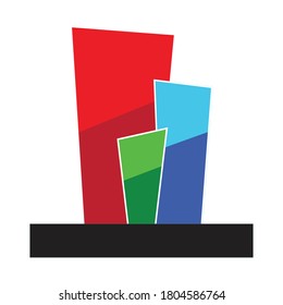 Colorful Real Estate Home Logo design Stock Vector art for any business company
