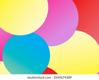 Fundo colorido realístico fluindo bolas brilhantes. Padrão de bola 3d colorido abstrato. Fundo de padrão de balão colorido com conceito digital artístico.