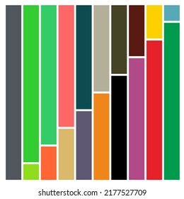 Colorful Rectangle Pattern Background Art