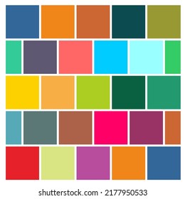 Colorful Rectangle Pattern Background Art